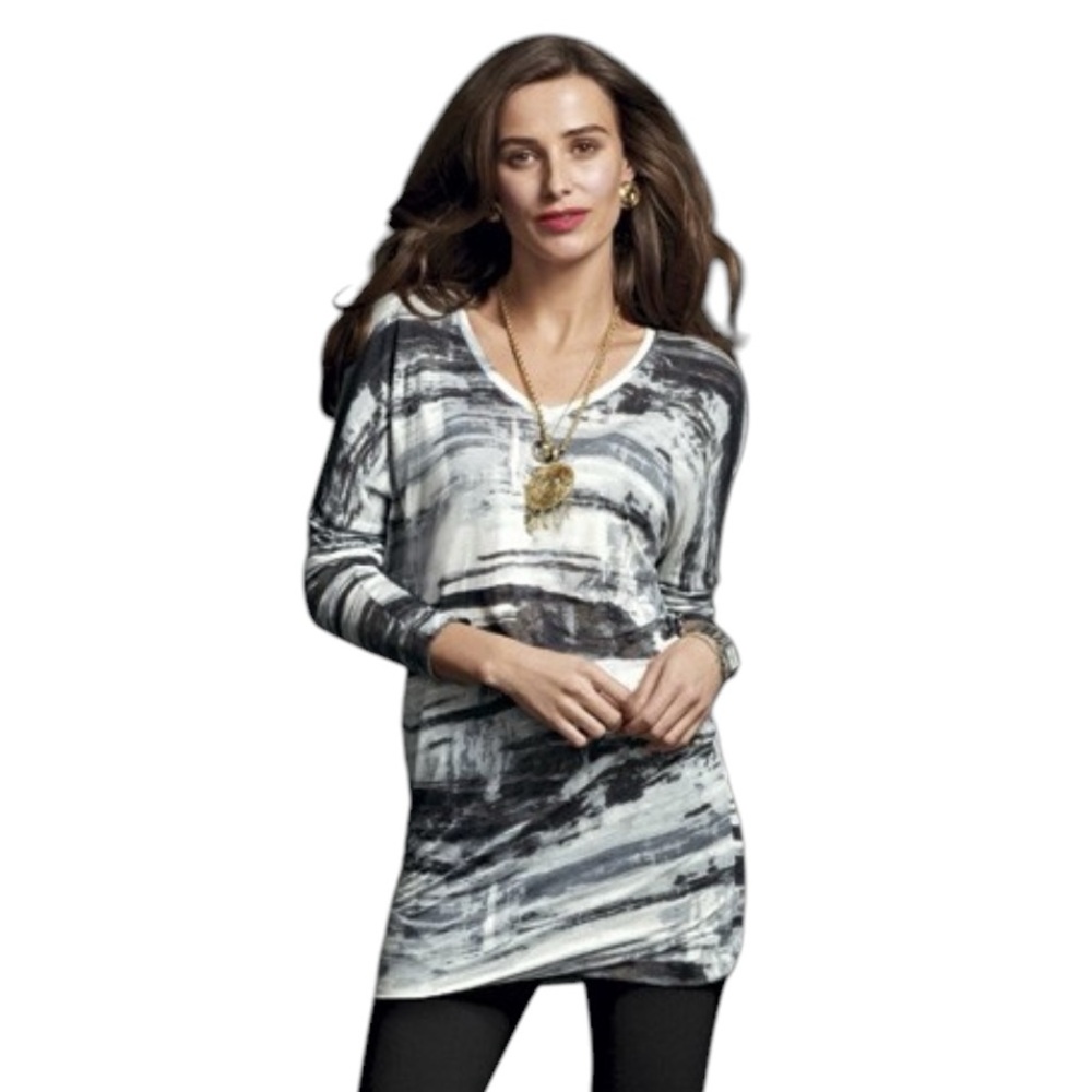 CAbi Paint Brush Dolman Long Sleeves Tunic (Z)